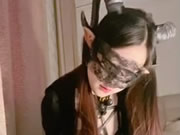 窈窕身材網紅八月未央小惡魔假屌自慰